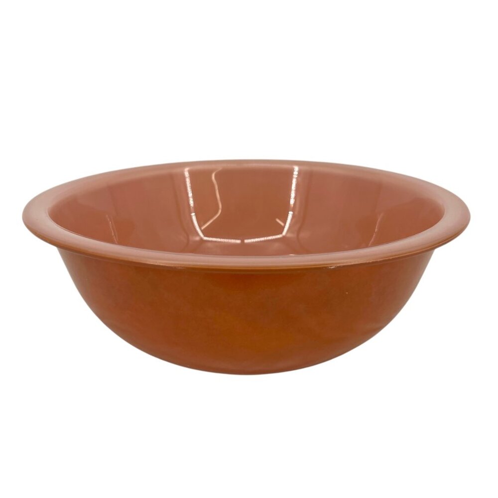 Pyrex 325 Autumn Rainbow 2.5 Liter Mixing Bowl Glossy Brown Vintage Kitchenware